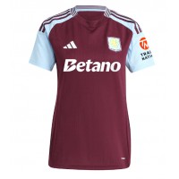 Camisa de time de futebol Aston Villa Amadou Onana #24 Replicas 1º Equipamento Feminina 2024-25 Manga Curta